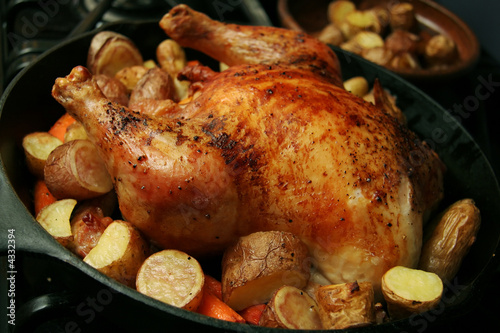 Fotografie Roasted Chicken