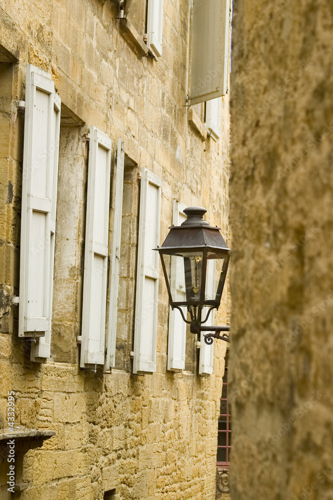 Street lamp in Sarlat