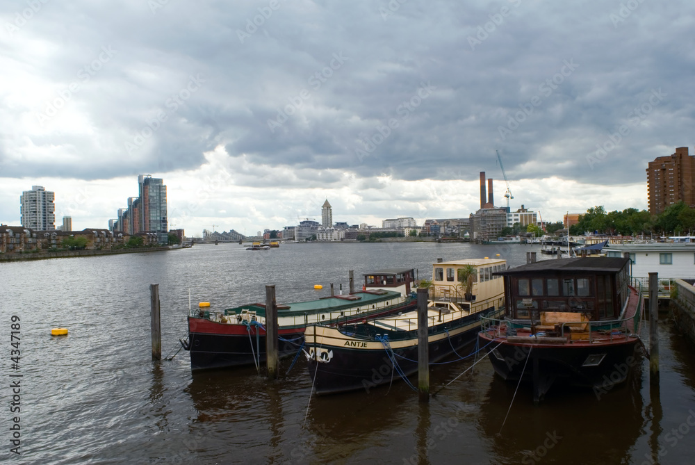 Wharf on the Thames