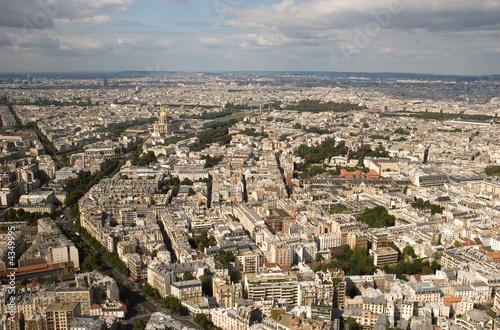 paris vue aérienne