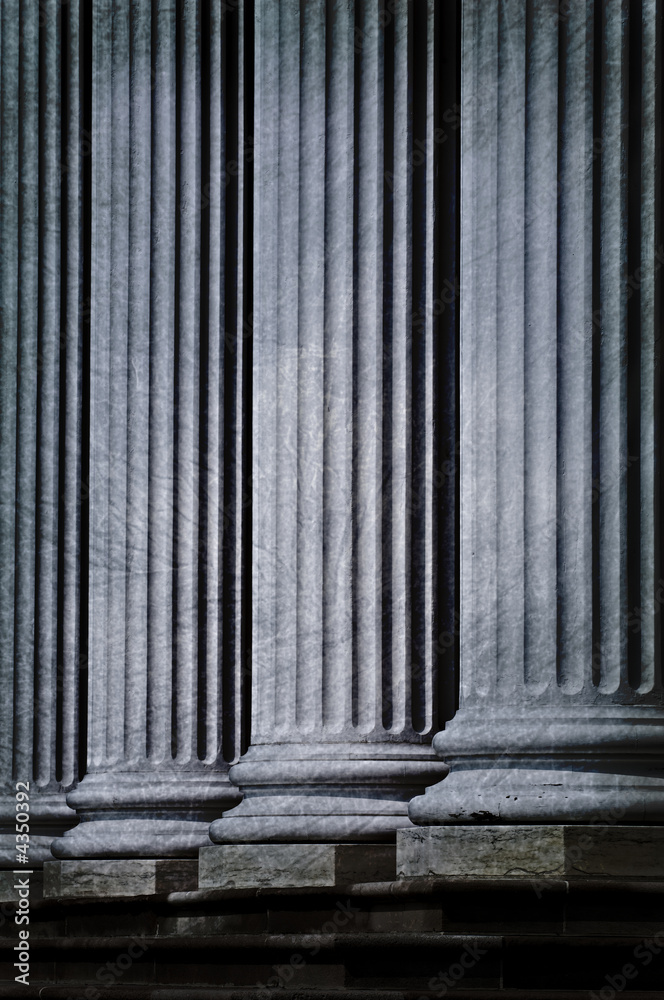 Cool Blue Grunge Column Background Cool Blue Grunge Column Background