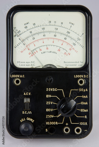 Electronics Analogue Test Meter