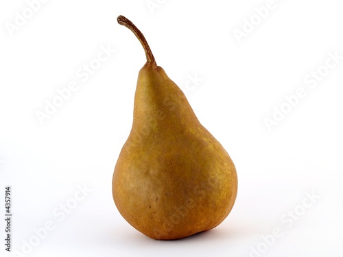 Isolated brown organic pear fruit