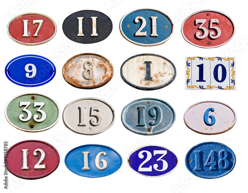 many address plate