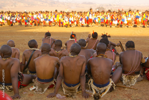 Suazi men during Reed Dance 2007