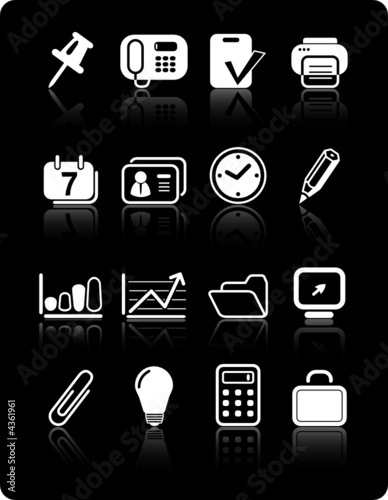 Miscellaneous office vector icons