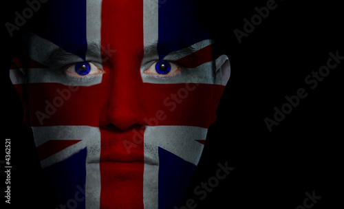 British Flag - Male Face
