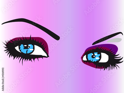 yeux bleu