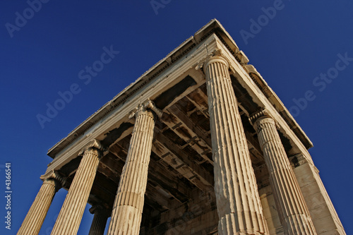 Ancient Ruins at Acropolis in Athens Greece