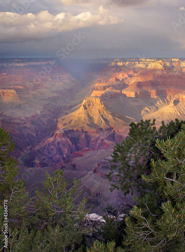 Grand Canyon With Distant Rain photo