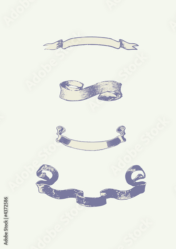 series of vector scrolls. 