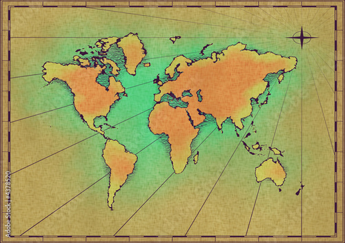 old world map