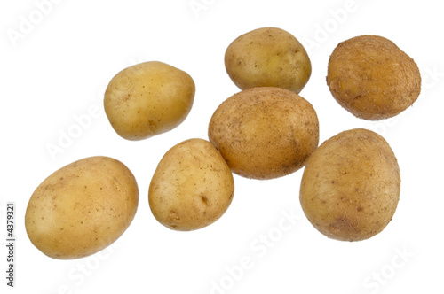 a few raw potatoes