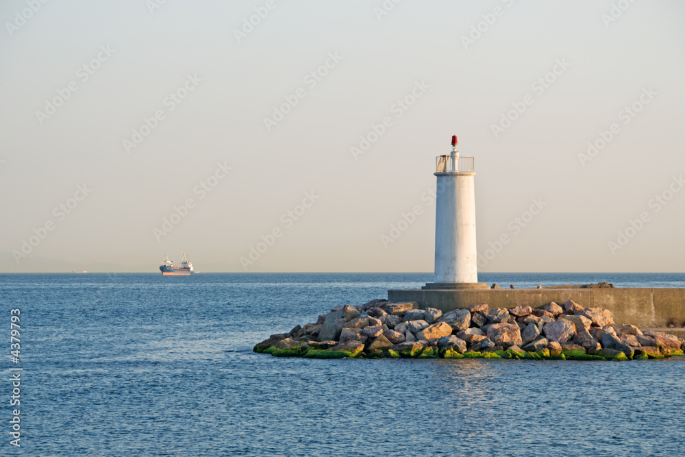 Lighthous at sea