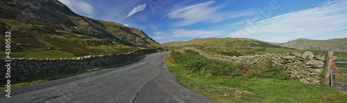 Mountain pass panorama
