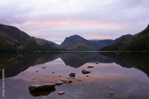 Pink skies over Buttermere