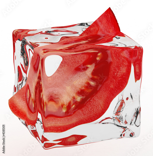 Frozen tomato #4381301