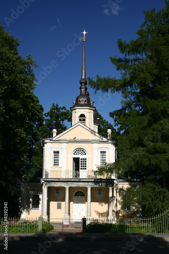Orthodox church in Tsarskoye Selo