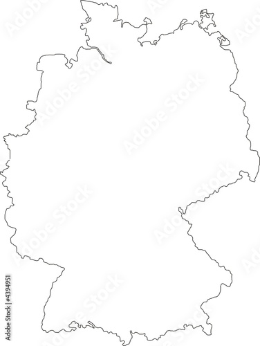 Deutschland Umriss 1