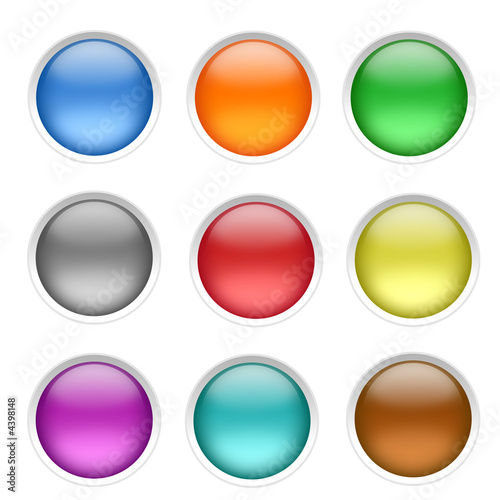 Free Download Blank Buttons - GFXLoad
