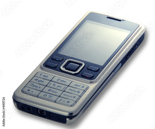 Wallpaper Mural Cell phone isolated on white background Torontodigital.ca