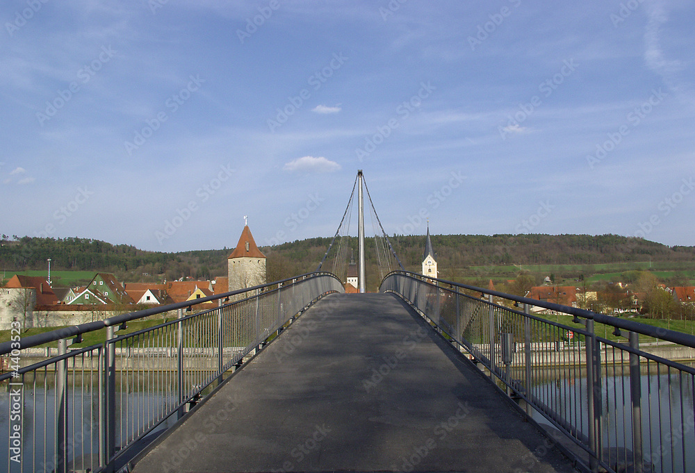 Fototapeta premium Brücke in Berching