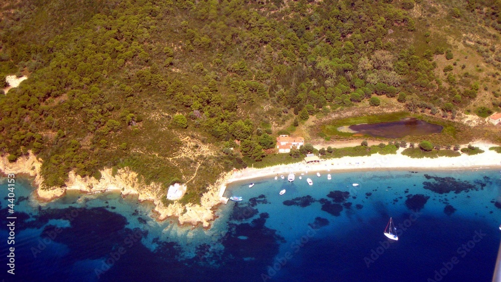 beach in skyathos island