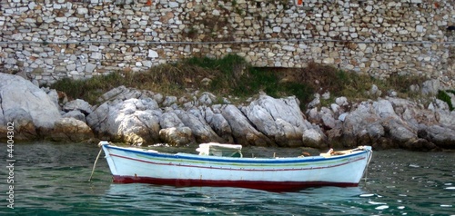 smal boat in harbour