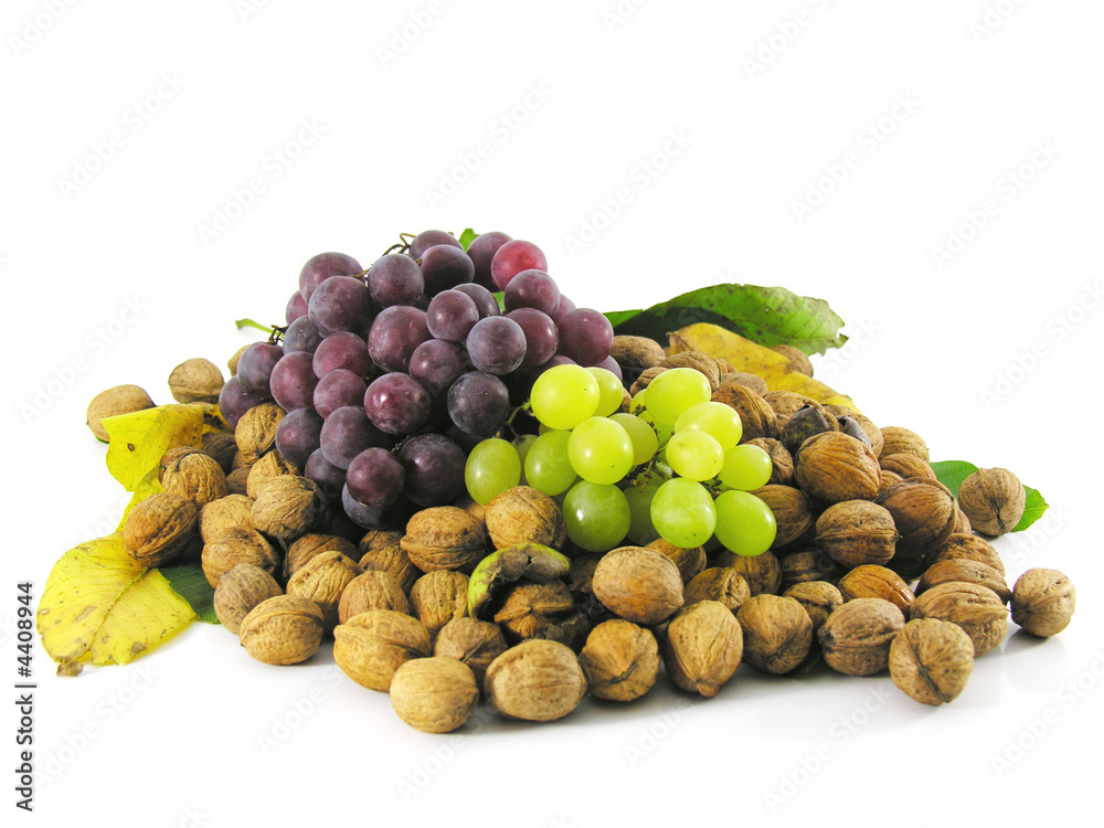 Noix et raisins Noix et raisins