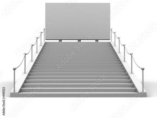 Stairs and bigboard