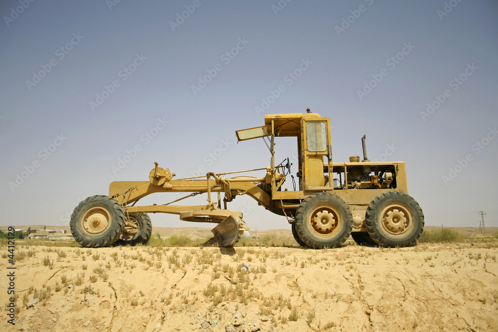 excavator ready for work