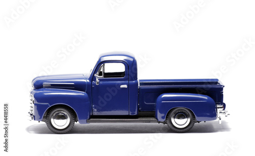 Blue Toy Car, Pick-Up Truck