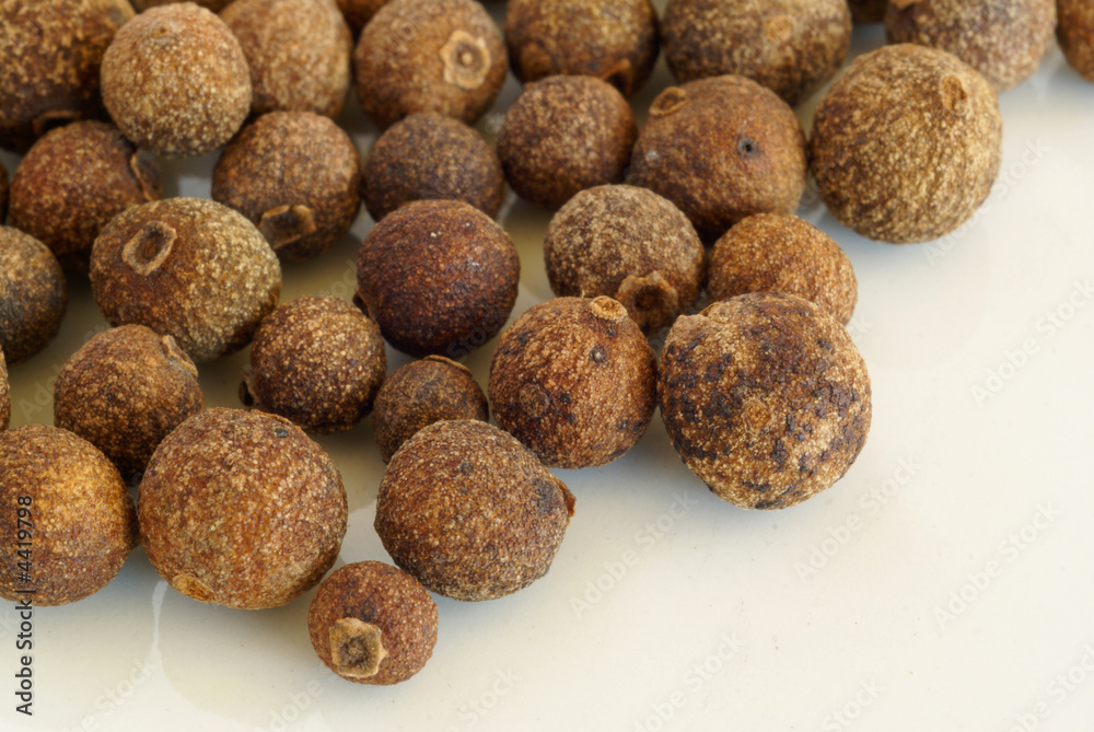 Pimento allspice - close up Pimento allspice - close up