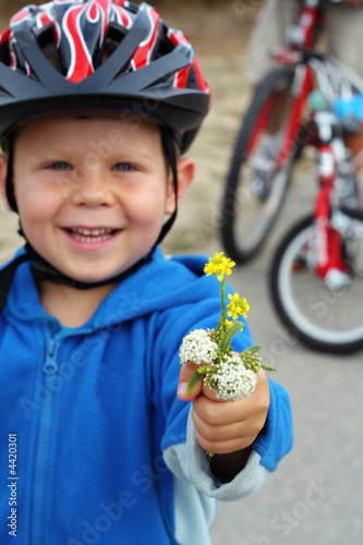 Flowers from a cycle trip