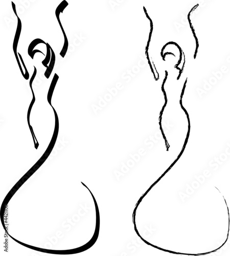 dance_sketch_vector