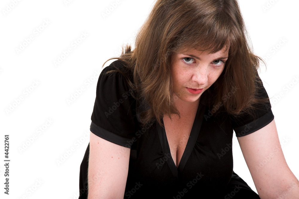Cheerful woman Cheerful woman