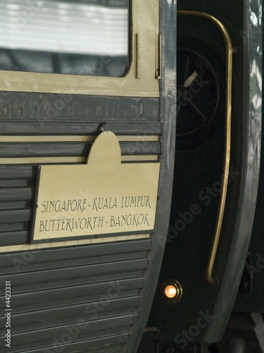Obraz na plátně Detail of luxury train