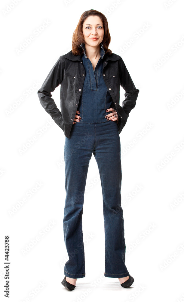 Fototapeta premium Woman in jeans