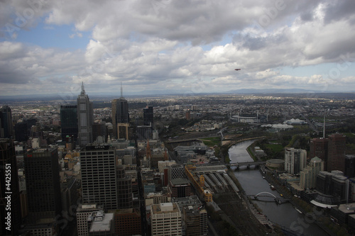 Melbourne - View over/Blick über