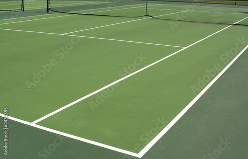 tennis court corner