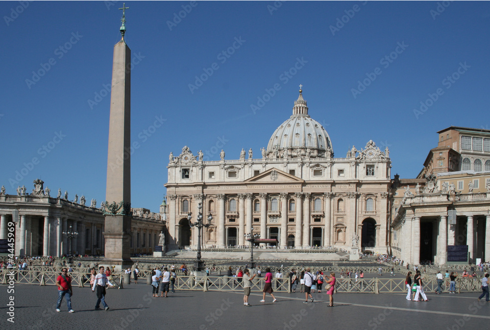 St Peter's basilica/St Peter's square, Vatican City, Rome