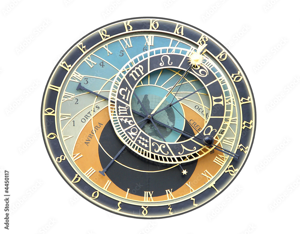 Naklejka premium prague astronomical clock