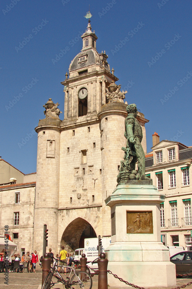 Obraz premium Porte de la Grosse Horloge La Rochelle France