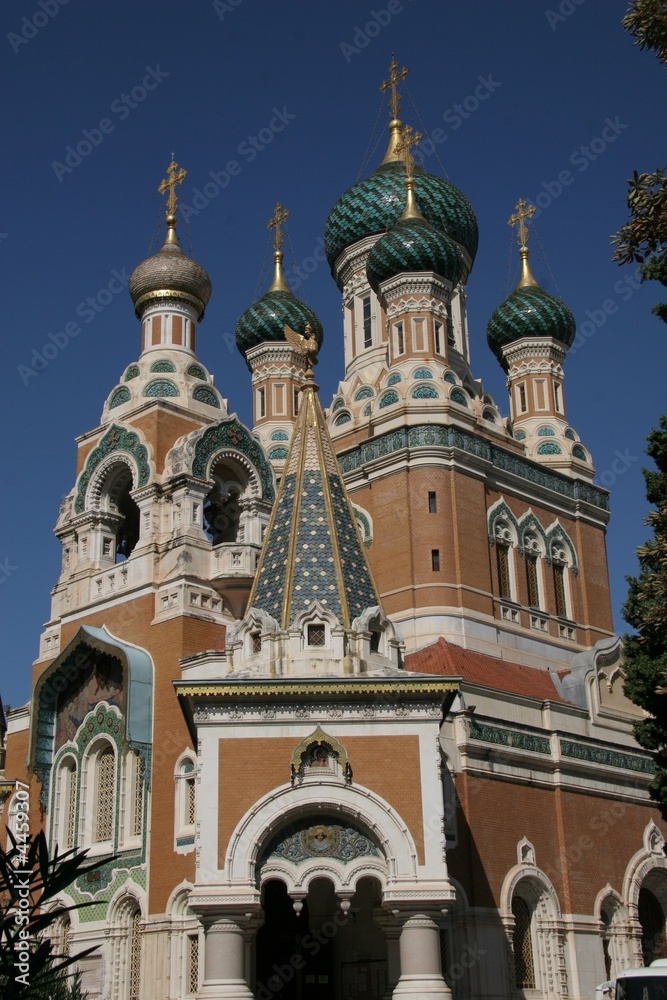 Russian orthodox cathedral at Nice