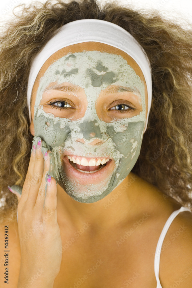 Applying green mask Applying green mask