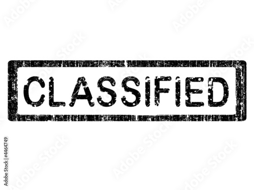 Grunge Office Stamp - Classified