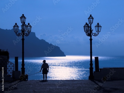 Atrani full moon on the coast of Amalfi