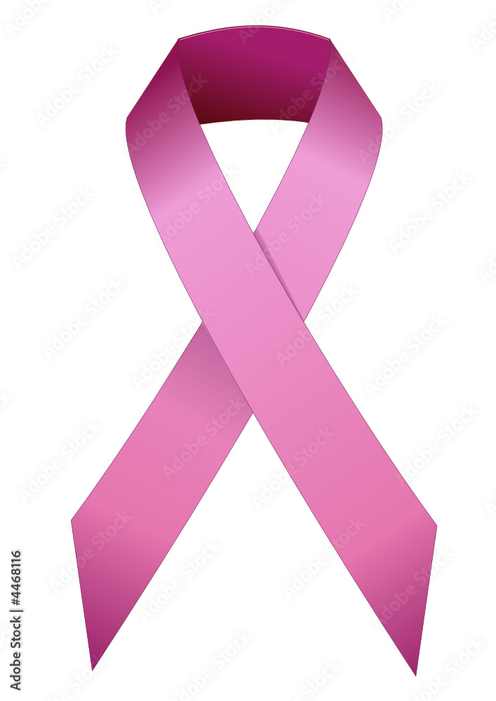 Vettoriale Stock Ruban rose de lutte contre le cancer du sein | Adobe Stock