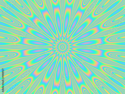 psychedelic dazzle petal