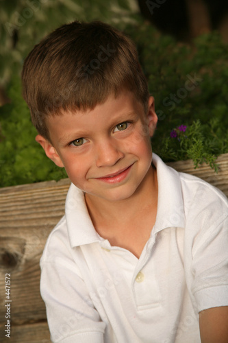 Cute Boy in the Sun